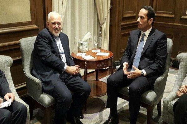 وزرای خارجه ایران و قطر دیدار کردند