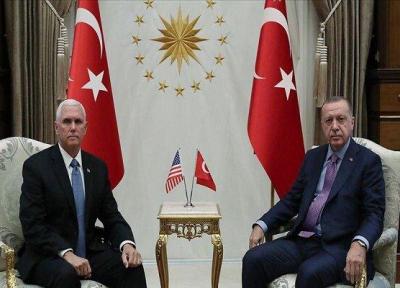 دیدار رجب طیب اردوغان و مایک پنس در آنکارا