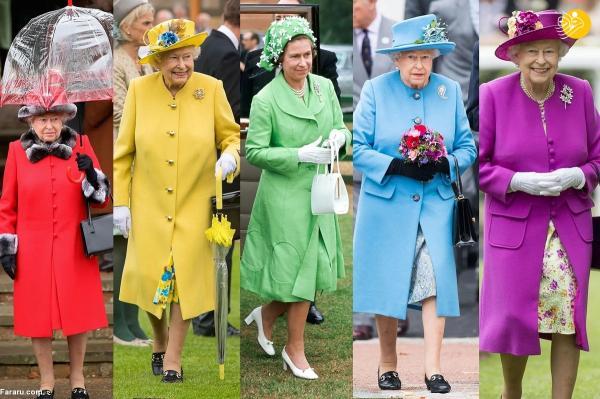 لباس های منحصربفرد ملکه انگلیس